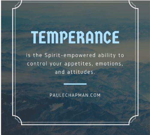 The  Virtue Of Temperance